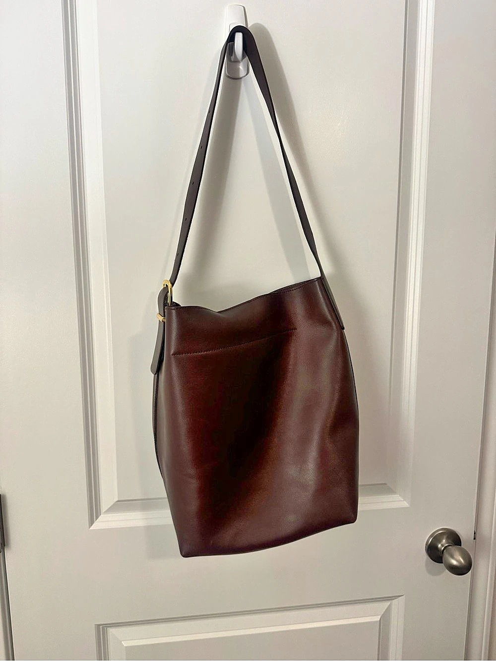 Madewell Leather Shoulder Bag in Brown nwt